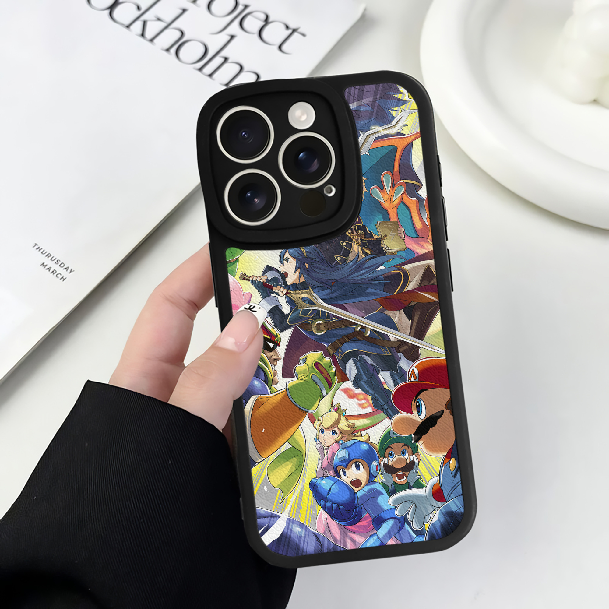 （画像用） ポケットモンスター Pokémon 【iPhone 16シリーズ対応】シリコンスマホケース（レザー調） 材質：シリコン